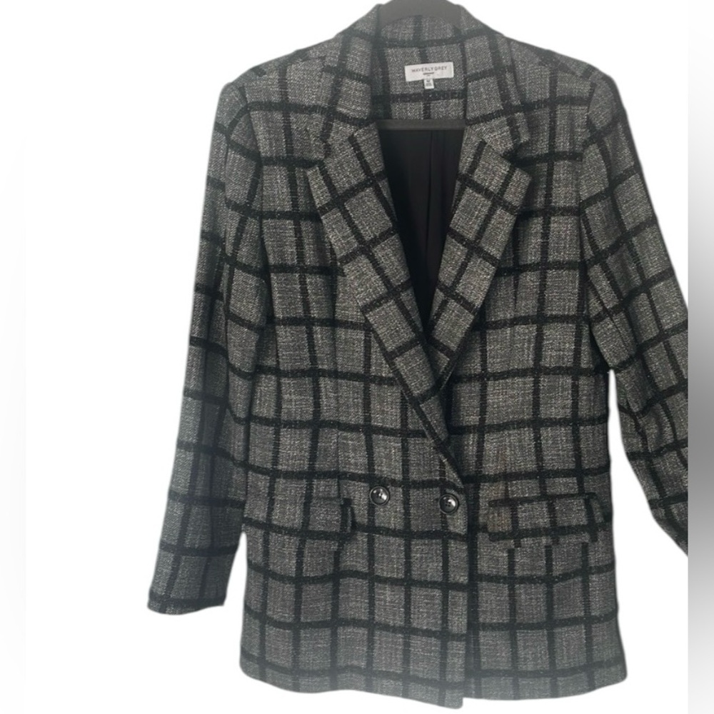 Waverly Grey Gorgeous Plaid Blazer - Medium- PreLoved